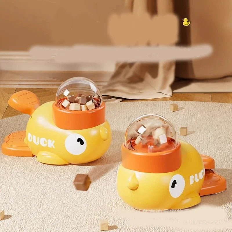 Little Yellow Duck Pet Treat Dispenser Interactive Food Leaking Toy fo ...